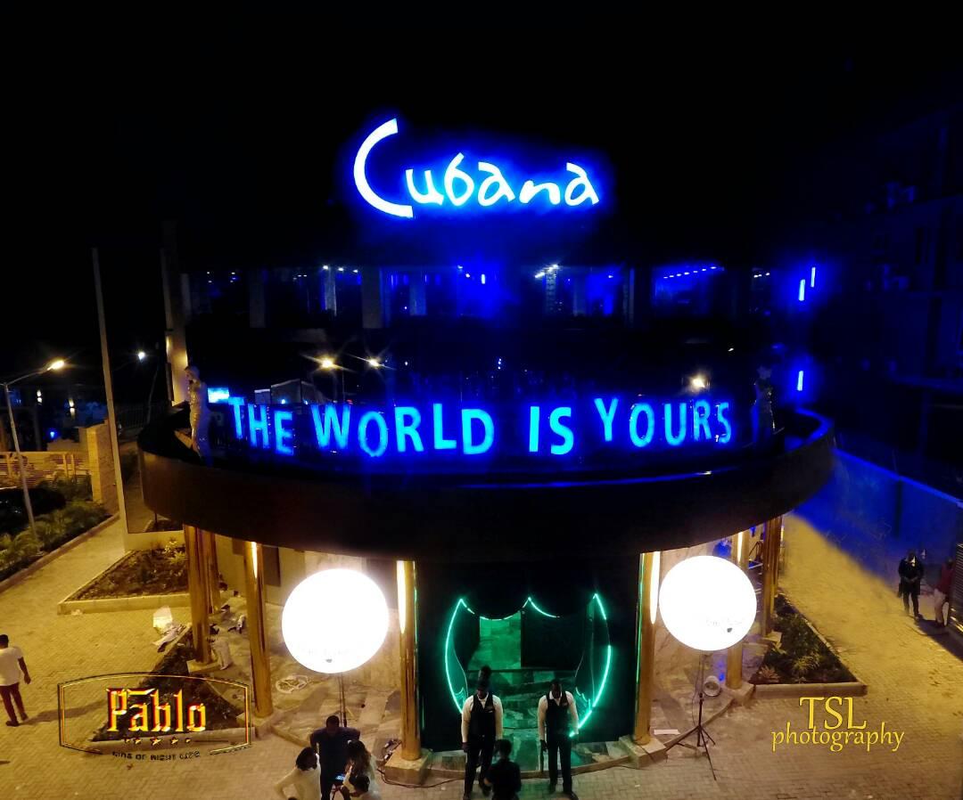 Night time at Cubana - Photo credit: TSL Photography